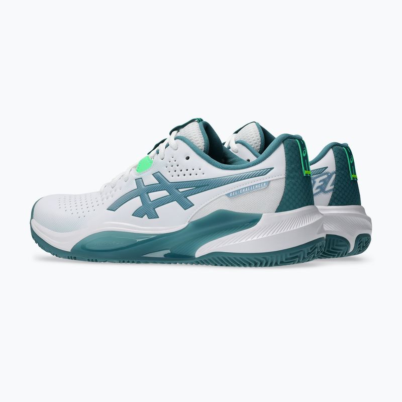 Buty do padla męskie ASICS Gel-Challenger 15 Padel white/misty pine 4