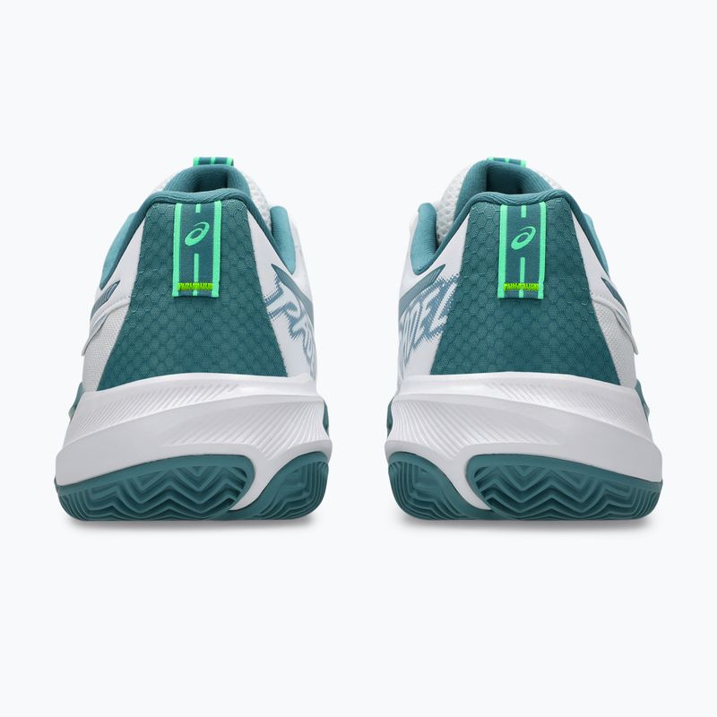 Buty do padla męskie ASICS Gel-Challenger 15 Padel white/misty pine 5