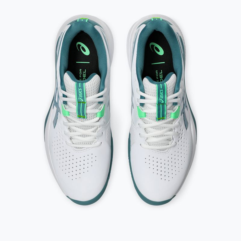 Buty do padla męskie ASICS Gel-Challenger 15 Padel white/misty pine 6