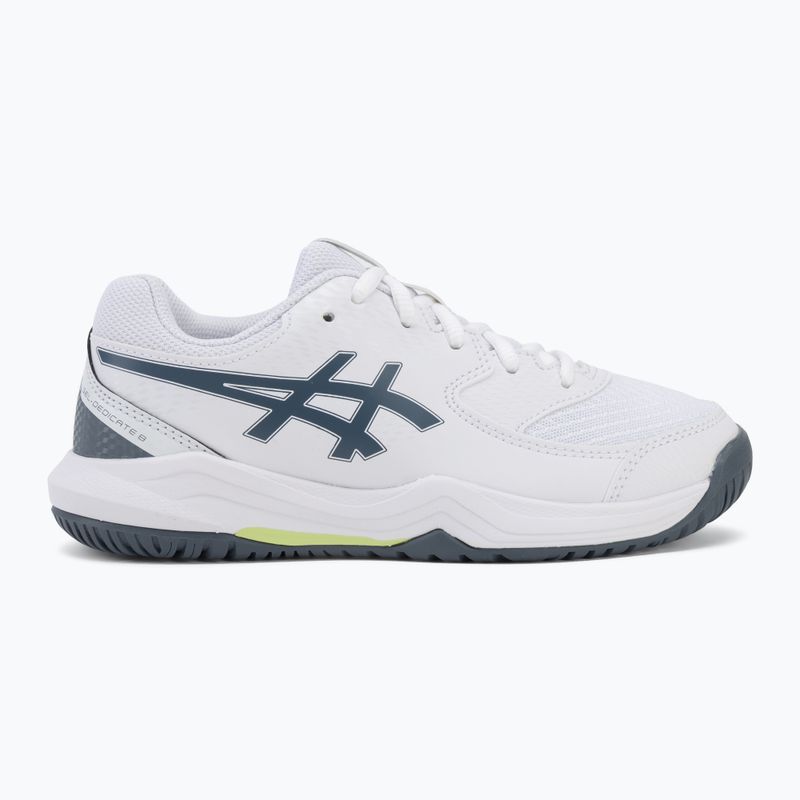 Buty do tenisa dziecięce ASICS Gel-Dedicate 8 GS Jr white/ironclad 2