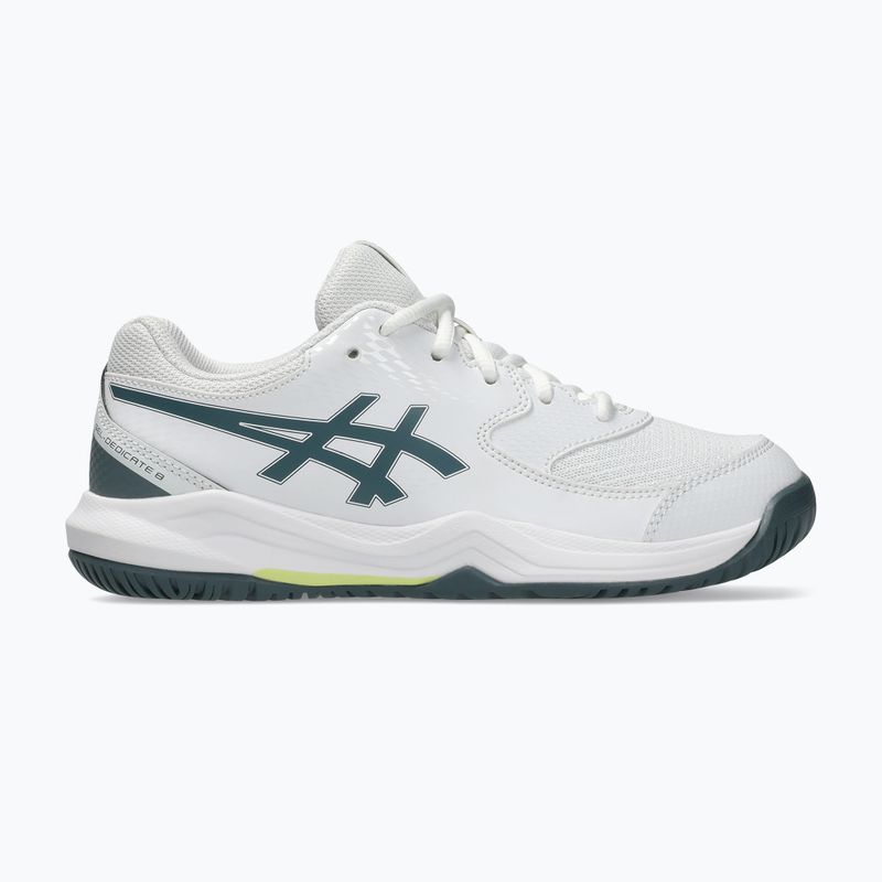 Buty do tenisa dziecięce ASICS Gel-Dedicate 8 GS Jr white/ironclad