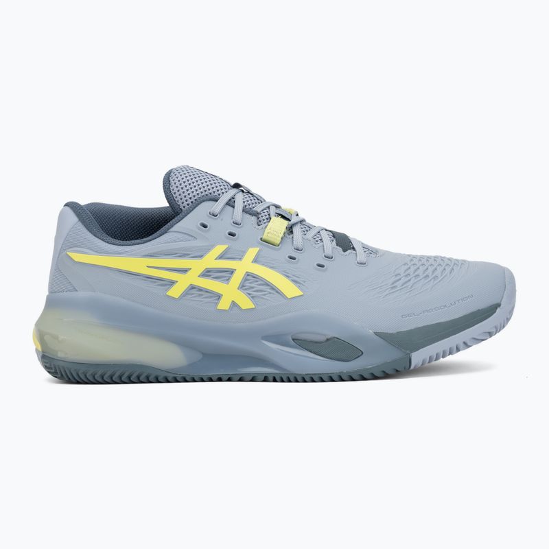 Buty do tenisa męskie ASICS Gel-Resolution X Clay grey blue/pistachio 2
