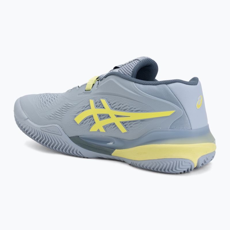 Buty do tenisa męskie ASICS Gel-Resolution X Clay grey blue/pistachio 3