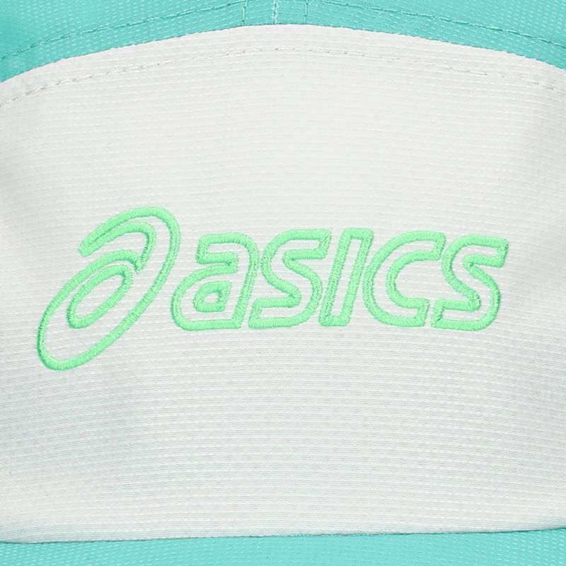 Czapka z daszkiem ASICS Performance Running 5 panel aurora green/cream 3