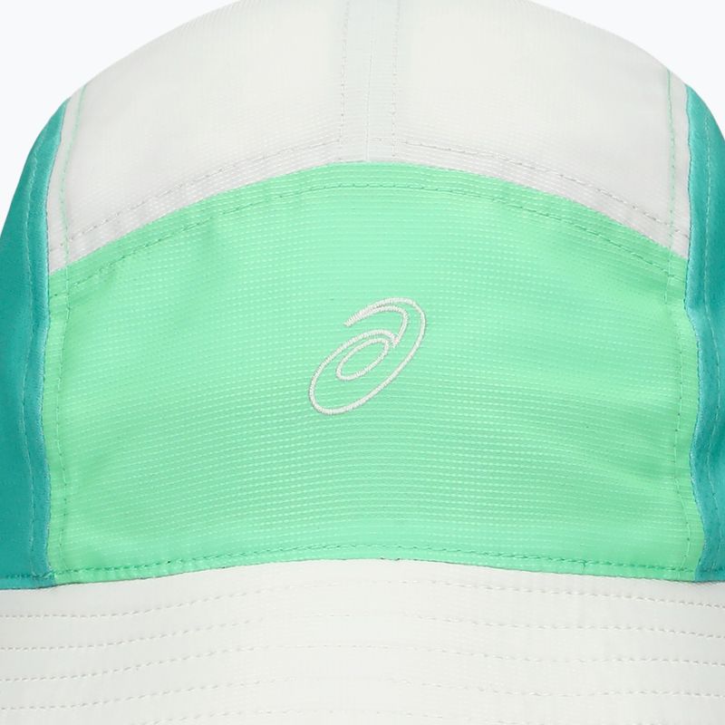 Kapelusz ASICS Perormance Running Bucket performance cream/vital green 3