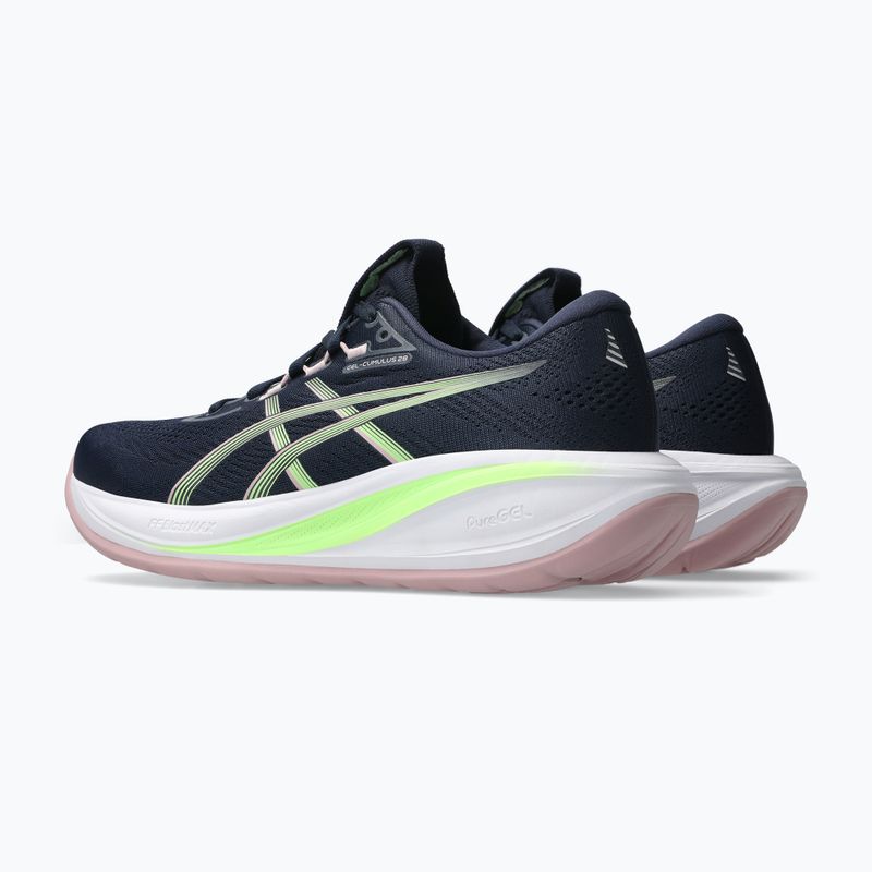 Buty do biegania damskie ASICS Gel-Cumulus 28 midnight/illuminate green 4