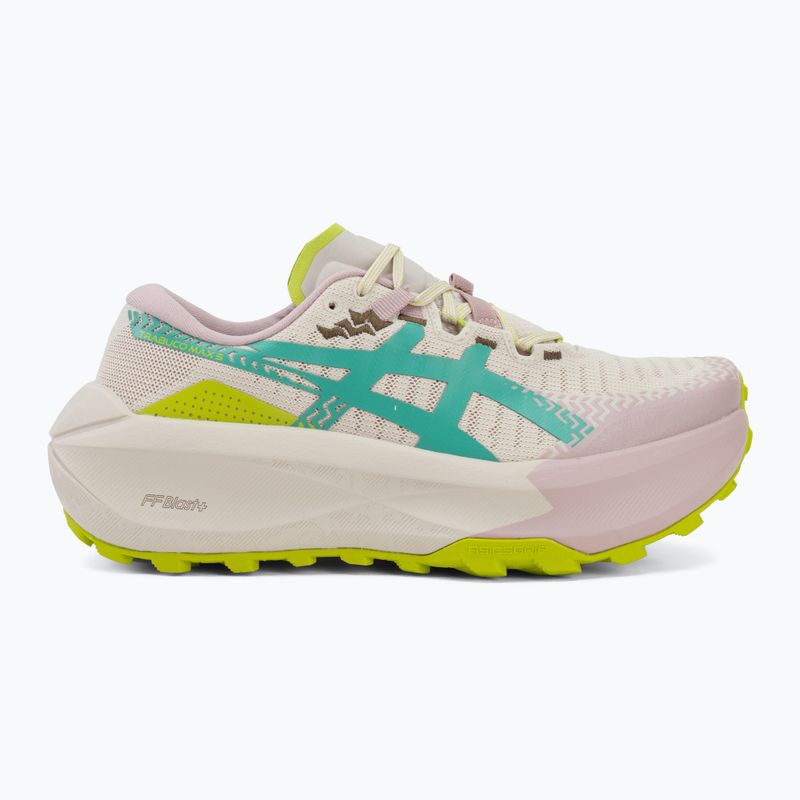 Buty do biegania damskie ASICS Trabuco Max 5 mineral beige/aurora green 2
