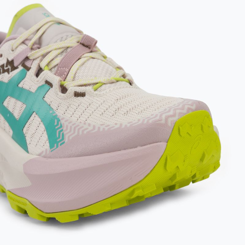 Buty do biegania damskie ASICS Trabuco Max 5 mineral beige/aurora green 7