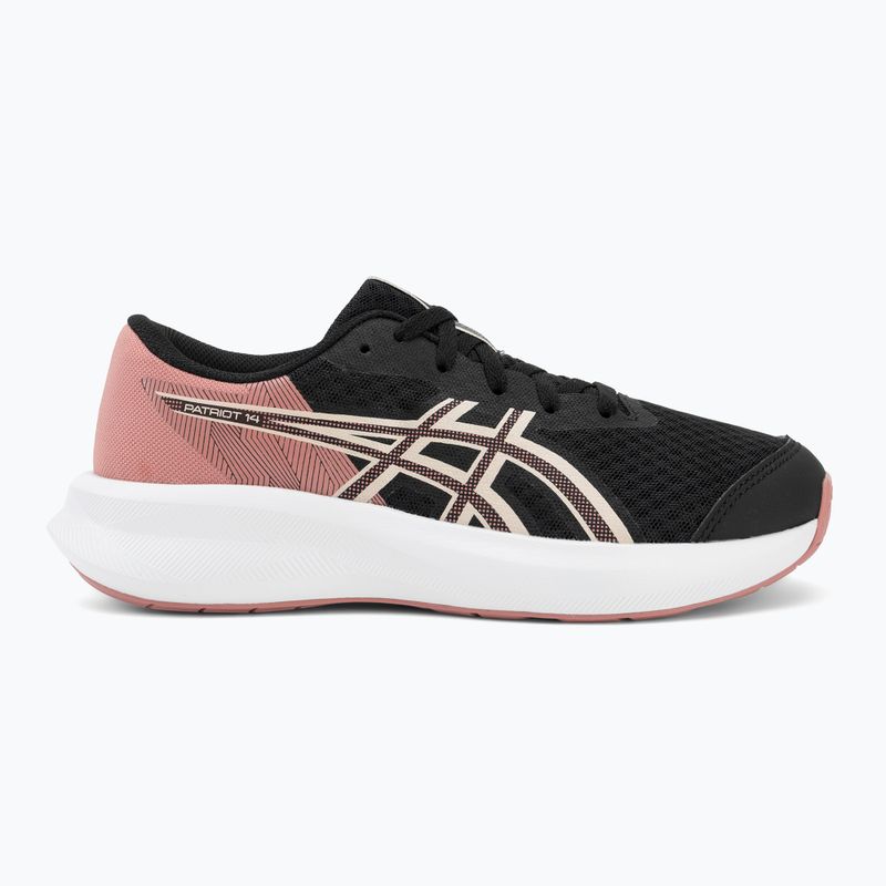 Buty do biegania dziecięce ASICS Patriot 14 GS black/pearl pink 2