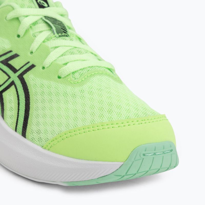 Buty do biegania dziecięce ASICS Patriot 14 GS iluminate green/black 7
