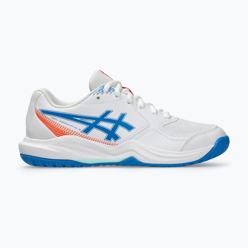 Buty do tenisa dziecięce ASICS Gel-Dedicate 9 GS white/directoire blue 2
