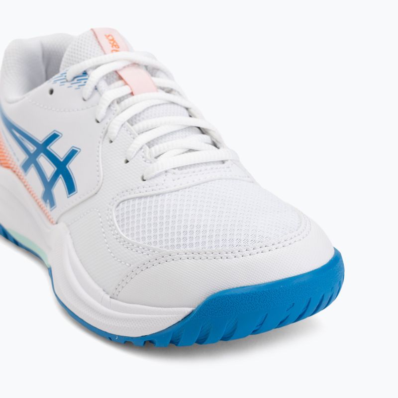 Buty do tenisa dziecięce ASICS Gel-Dedicate 9 GS white/directoire blue 7