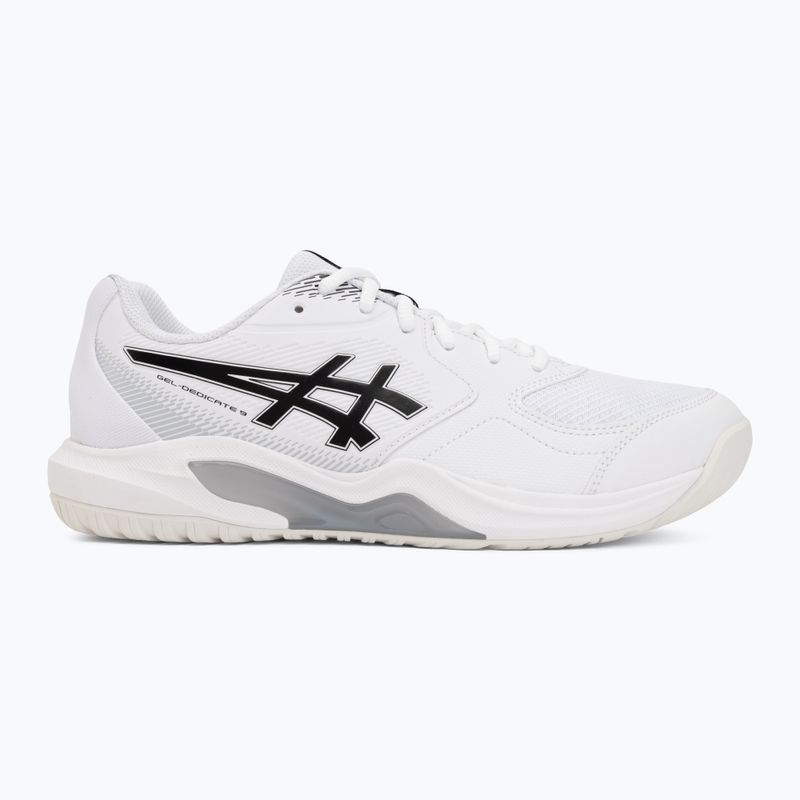 Buty do tenisa męskie ASICS Gel-Dedicate 9 white/black 2
