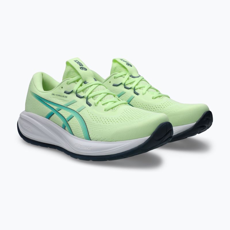 Buty do biegania męskie ASICS Gel-Cumulus 28 illuminate yellow/energy aqua