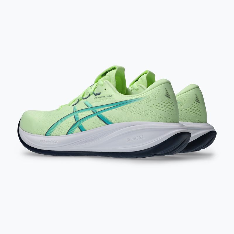 Buty do biegania męskie ASICS Gel-Cumulus 28 illuminate yellow/energy aqua 3