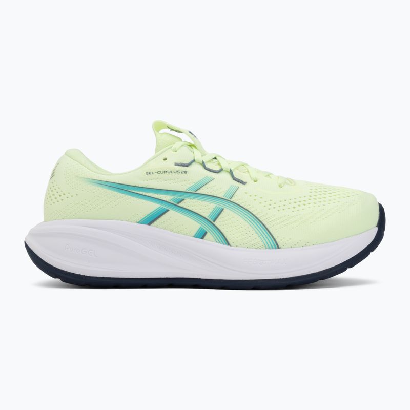 Buty do biegania męskie ASICS Gel-Cumulus 28 illuminate yellow/energy aqua 2
