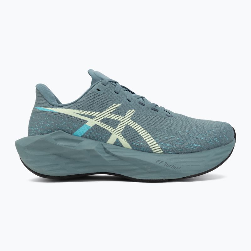 Buty do biegania męskie ASICS Novablast 6 foggy teal/illuminate yellow 2