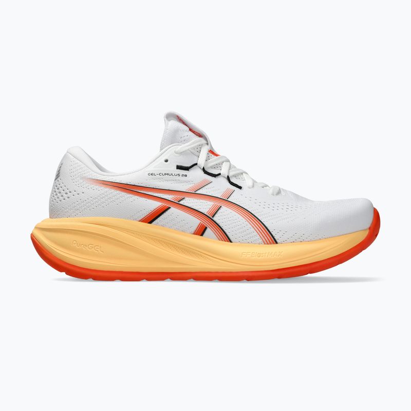 Buty do biegania męskie ASICS Gel-Cumulus 28 white/energy orange 2
