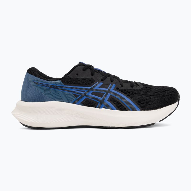 Buty do biegania męskie ASICS Patriot 14 black/neon blue 2