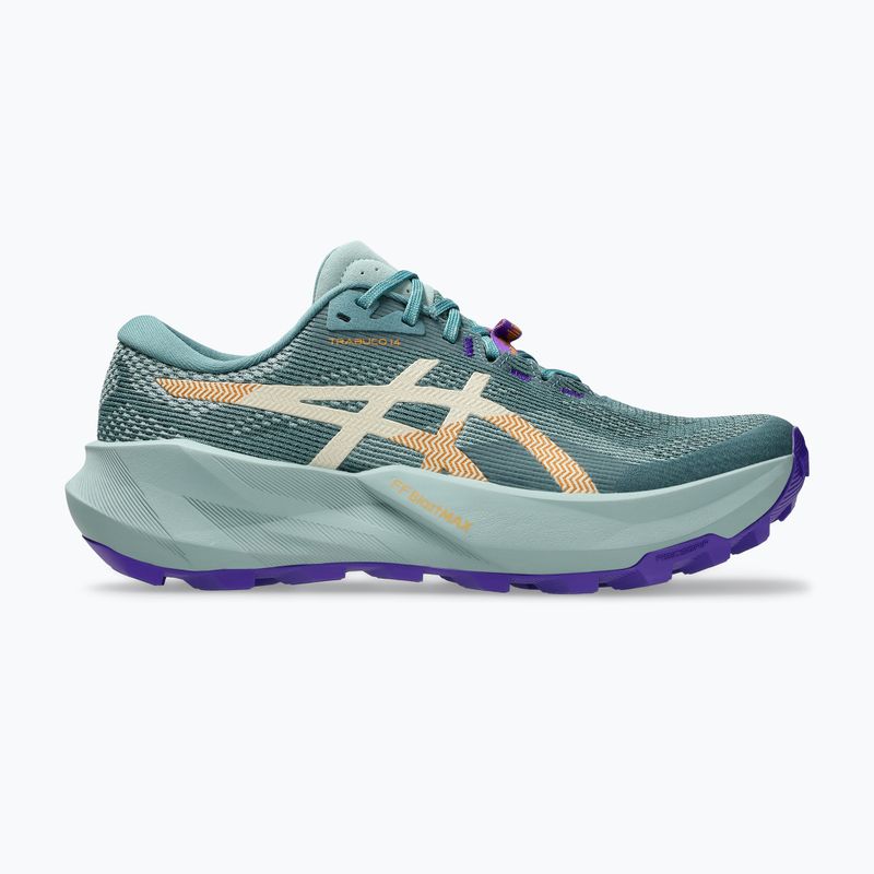 Buty do biegania damskie ASICS Trabuco 14 foggy teal/radiant amethyst 2