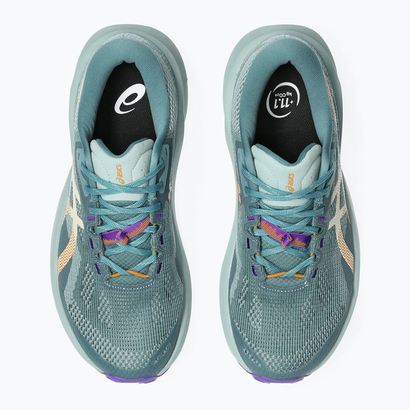 Buty do biegania damskie ASICS Trabuco 14 foggy teal/radiant amethyst 6