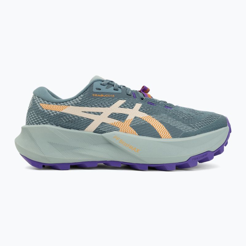 Buty do biegania damskie ASICS Trabuco 14 foggy teal/radiant amethyst 2
