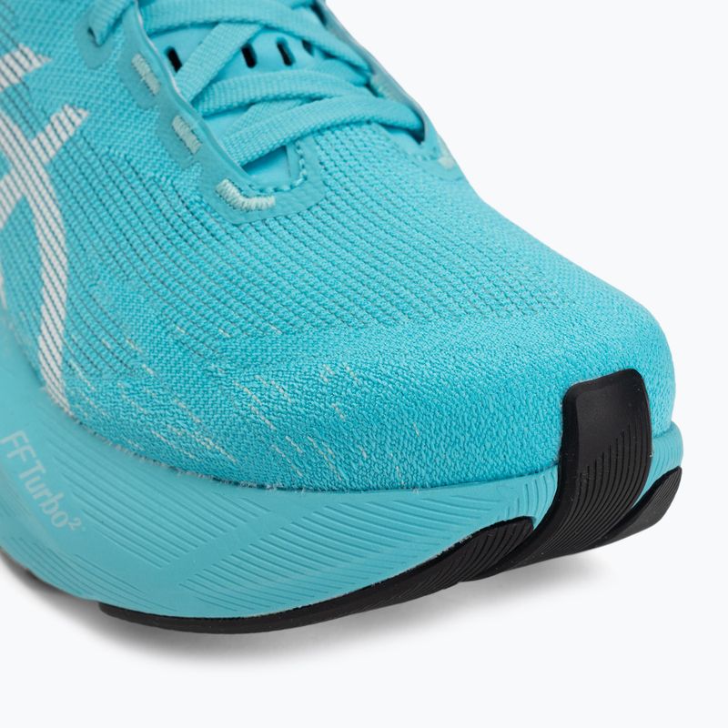 Buty do biegania damskie ASICS Novablast 6 energy aqua/white 7