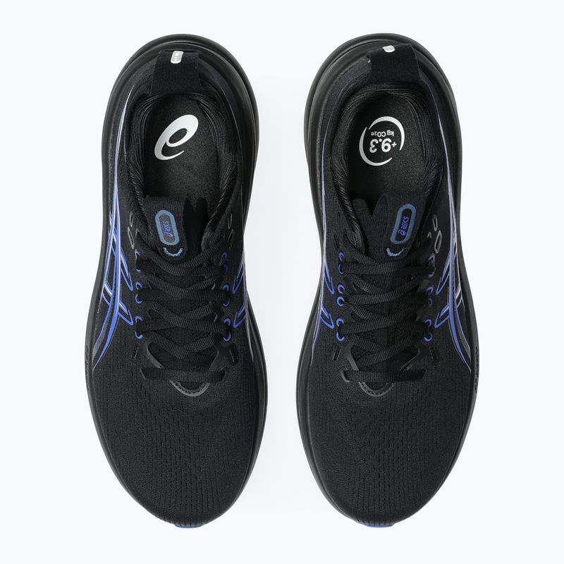 Buty do biegania męskie ASICS Gel-Nimbus 28 black/neon blue 5