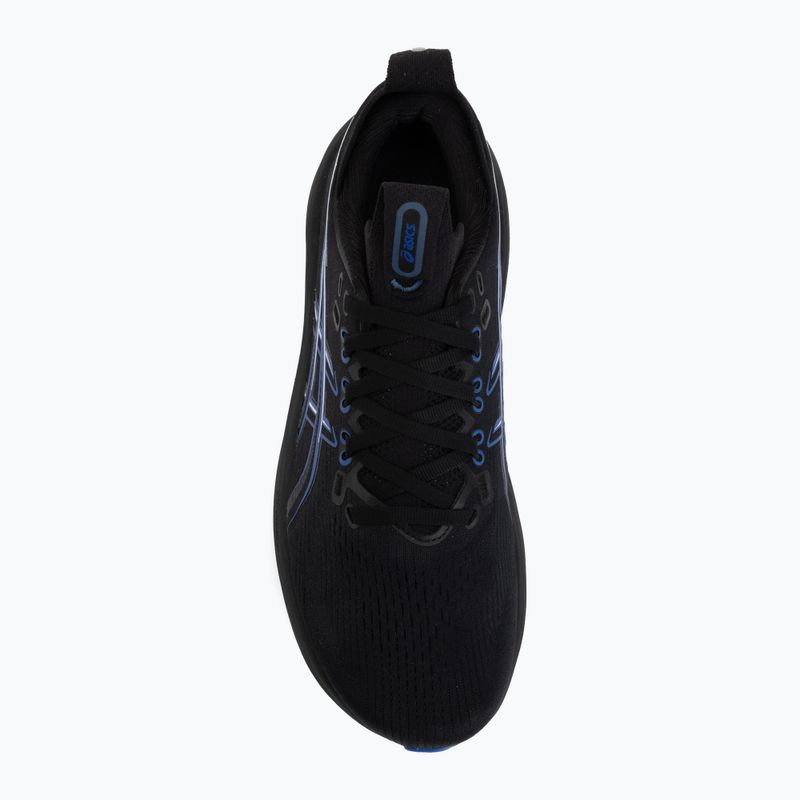Buty do biegania męskie ASICS Gel-Nimbus 28 black/neon blue 5