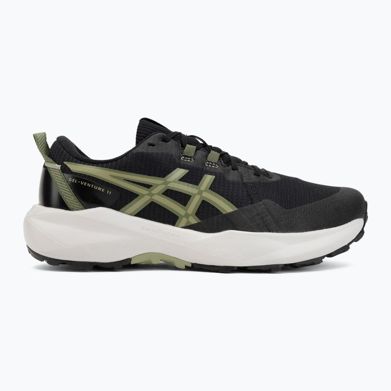 Buty do biegania męskie Asics Gel-Venture 11 Black/Khaki Green 2