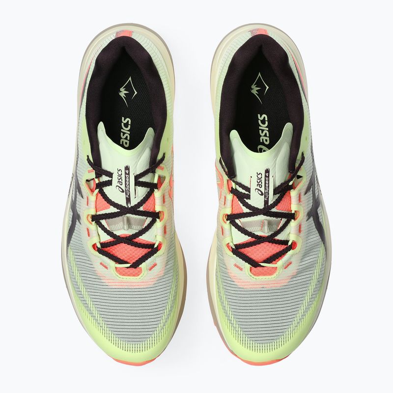 Buty do biegania ASICS Fujispeed 4 illuminate yellow/dark aubergine 4
