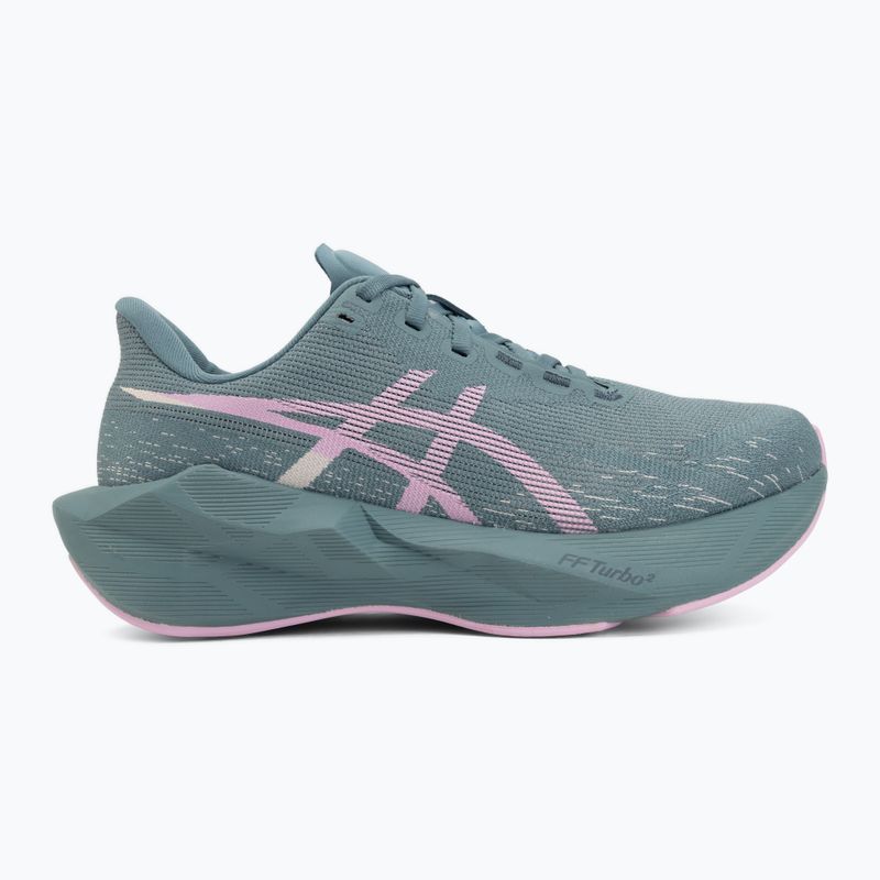 Buty do biegania damskie ASICS Novablast 6 foggy teal/hazy lilac 2