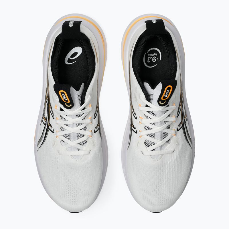 Buty do biegania męskie ASICS Gel-Nimbus 28 white/stadium orange 5