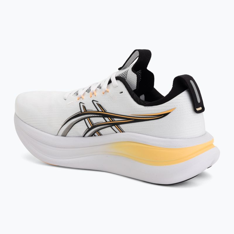 Buty do biegania męskie ASICS Gel-Nimbus 28 white/stadium orange 3