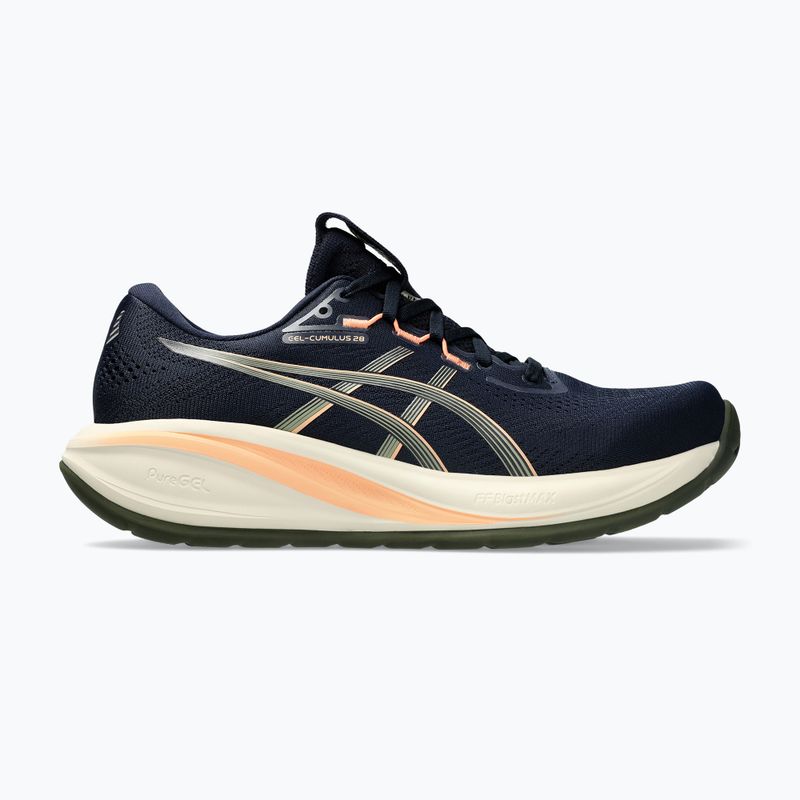 Buty do biegania męskie ASICS Gel-Cumulus 28 midnight/khaki green 2