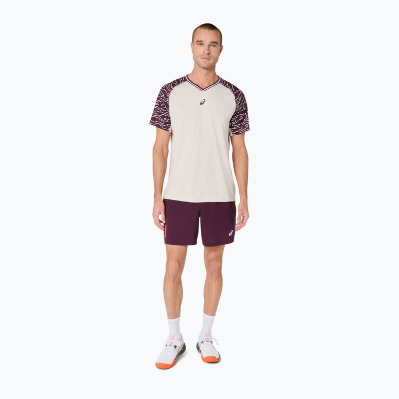 Spodenki tenisowe męskie ASICS Padel Court 7IN dark aubergine 2