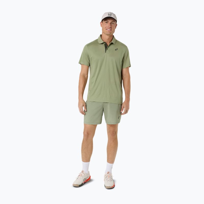 Koszulka polo męska ASICS Court Polo khaki green 2