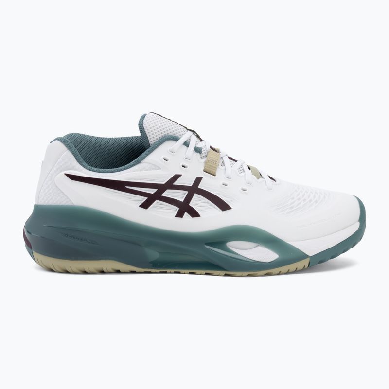 Buty do tenisa męskie ASICS Gel-Resolution X white/dark aubergine 2
