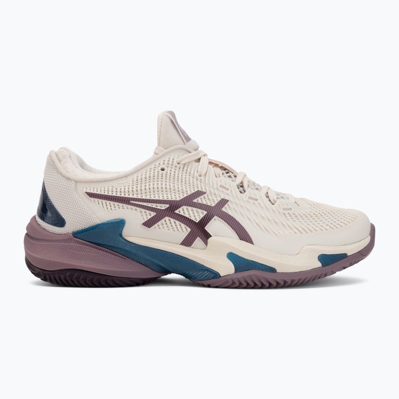 Buty do tenisa damskie ASICS Court FF 3 Clay soft oat/dusty mauve 2