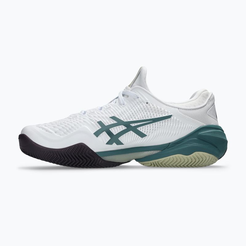 Buty do tenisa męskie ASICS Court FF 3 Clay white/foggy teal 2