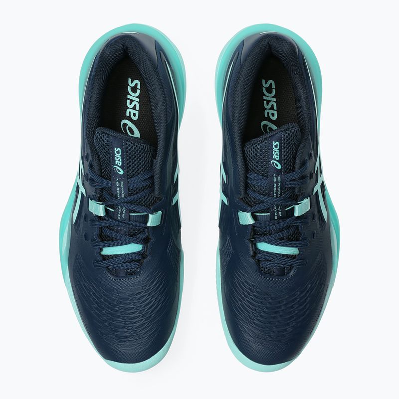 Buty do tenisa męskie ASICS Gel-Resolution X Clay night sky/illuminate mint 4