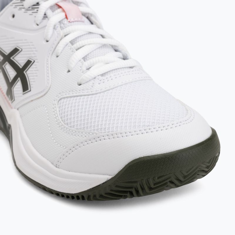 Buty do tenisa męskie ASICS Gel-Dedicate 9 Clay white/vintage khaki 7