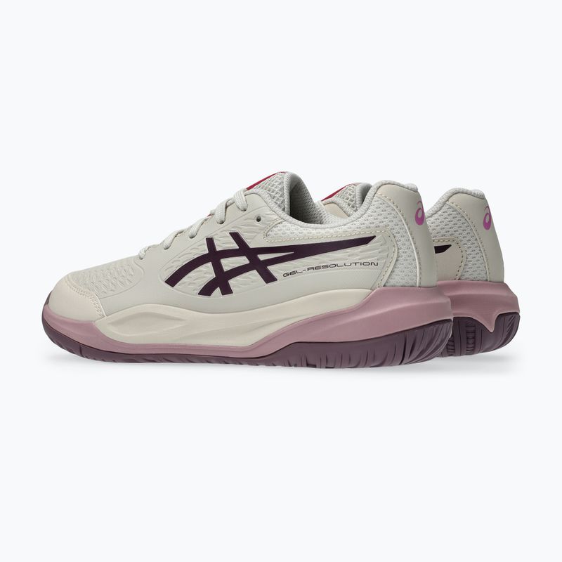 Buty do tenisa dziecięce ASICS Gel-Resolution X GS soft oat/dark aubergine 3