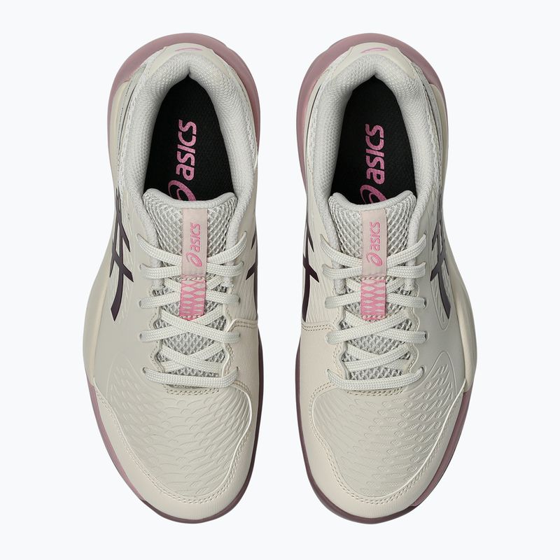 Buty do tenisa dziecięce ASICS Gel-Resolution X GS soft oat/dark aubergine 5