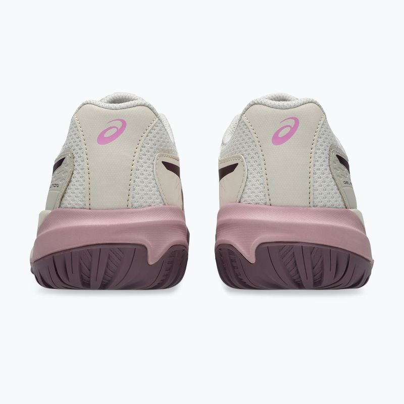 Buty do tenisa dziecięce ASICS Gel-Resolution X GS soft oat/dark aubergine 6