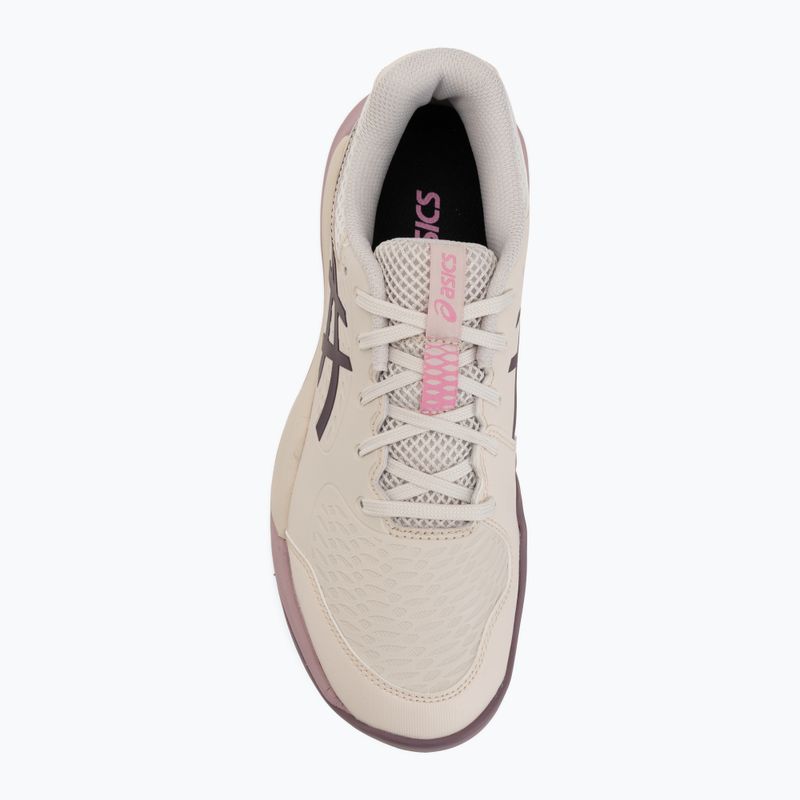 Buty do tenisa dziecięce ASICS Gel-Resolution X GS soft oat/dark aubergine 5
