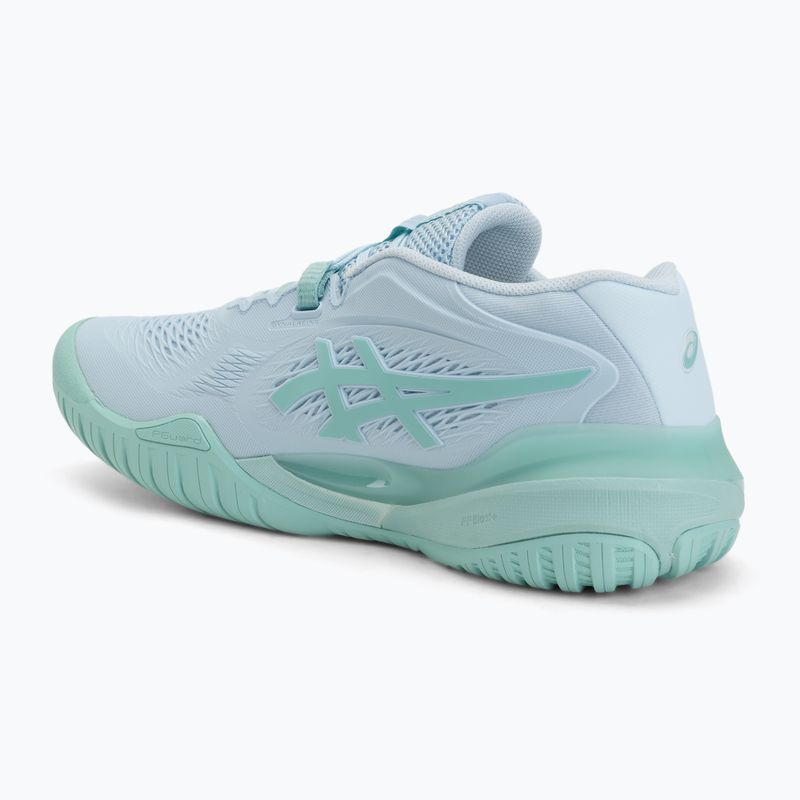 Buty do tenisa damskie ASICS Gel-Resolution X light blue/oasis green 3