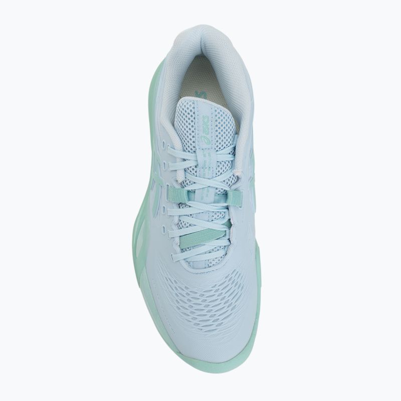 Buty do tenisa damskie ASICS Gel-Resolution X light blue/oasis green 5
