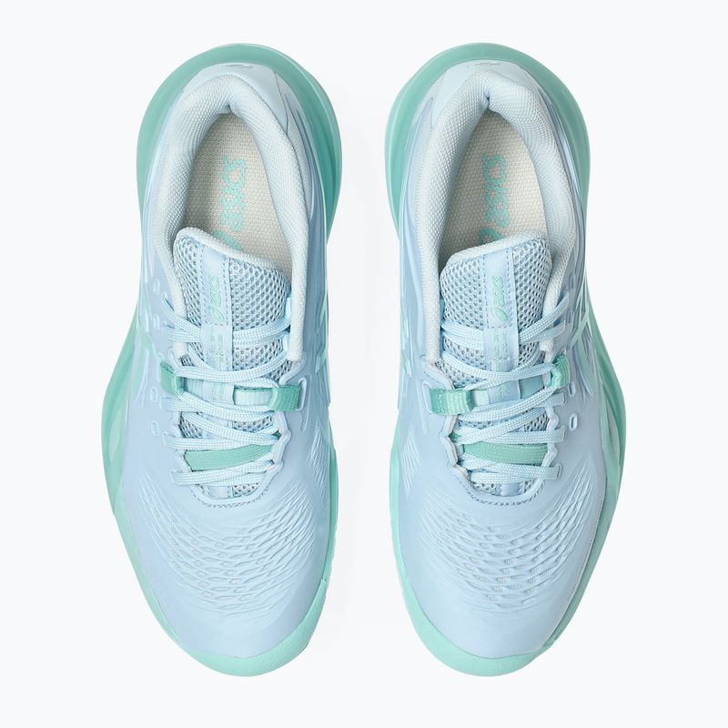 Buty do tenisa damskie ASICS Gel-Resolution X light blue/oasis green 4