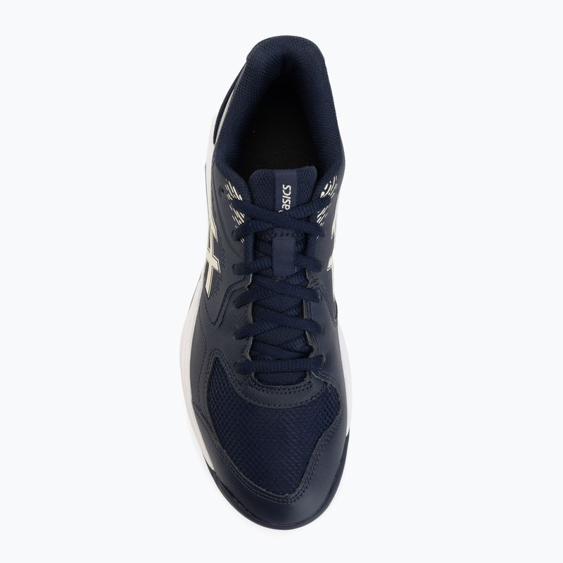 Buty do tenisa męskie ASICS Gel-Dedicate 9 Indoor midnight/oatmeal 5